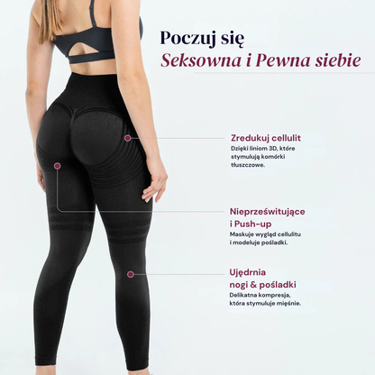 Legginsy Modelujące 3D – Push-Up & Antycellulitowe