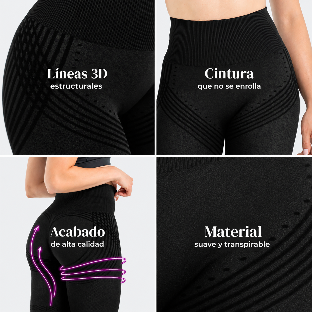 Leggings Moldeadores 3D